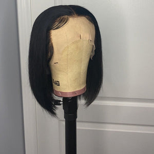 Virgin Straight Bob Frontal Wig